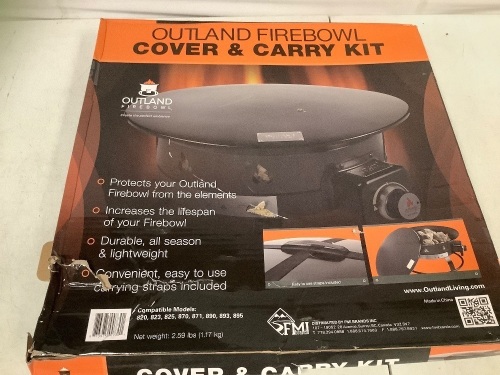 Outland Firebowl Cover & Carry Kit - Lot 122