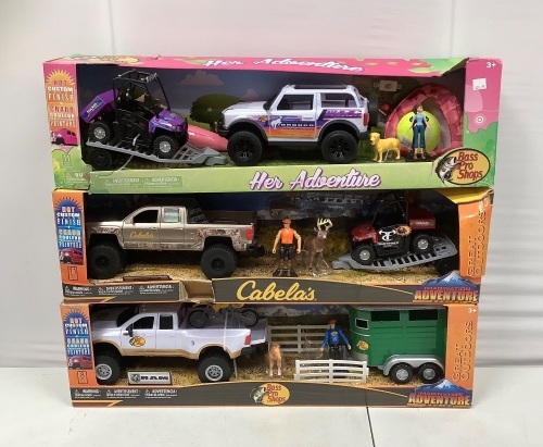 Lot of (3) Imagination Adventure Toys - Lot 133