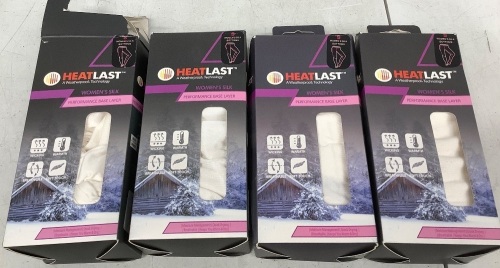 Lot of (4) Womens Silk Performance Base Layer Bottoms - Lot 138