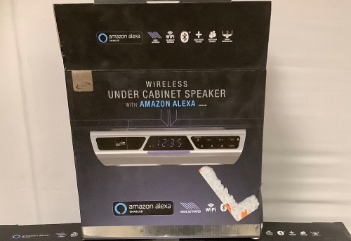 Wireless Under Cabinet Speaker w/ Amazon Alexa - Lot 327