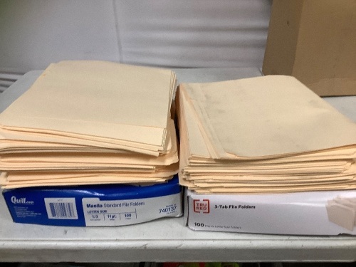 Lot of 3 Tab File Folders - Lot 359