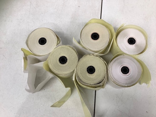 Lot of (6) Receipt Paper - Lot 414