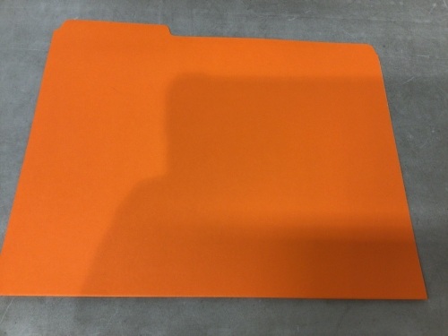 TruRed 3-Tab File Folders - Lot 463