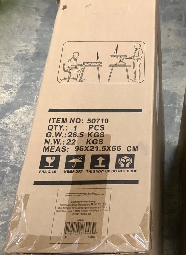 Sit/Stand Adjustable Desktop Riser - Lot 15