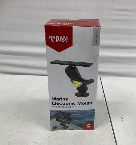 Medium Arm Marine Electronic Mount for Fishfinders up to 7" - Lot 387