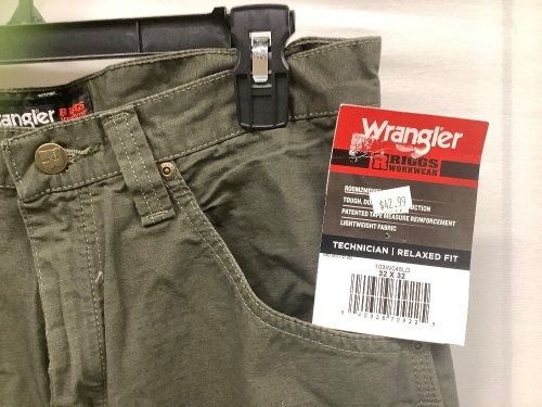 Mens Relaxed Fit Technician Jeans, Size 32x32 - Lot 273