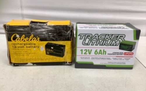 Lot of (2) 12 Volt Batteries, 8 Amp, 6 Amp - Lot 315