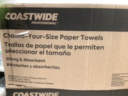 Case of (15) Rolls Choose-Your-Size Paper Towels - Lot 277