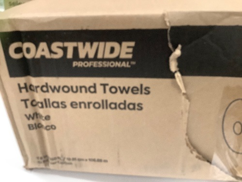 Case of (12) Hardwound Towels  - Lot 319