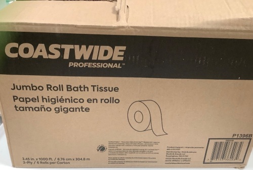 Case of (6) Jumbo Roll Bath Tissue - Lot 355