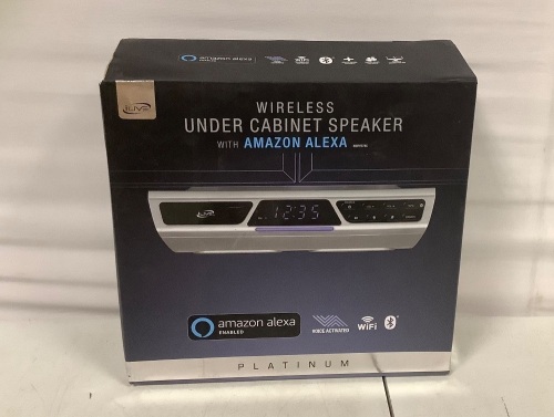 Wireless Under Cabinet Speaker w/ Amazon Alexa - Lot 26