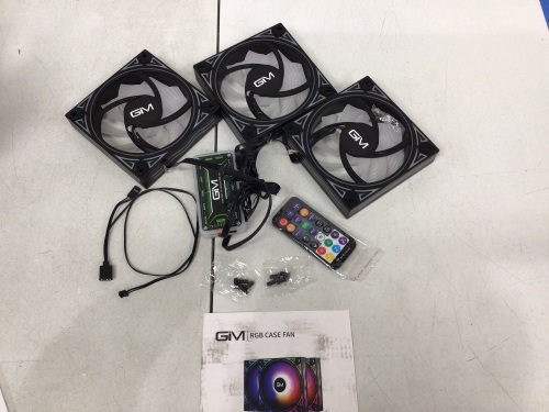 GiM RGB 3pk Fans - Lot 583