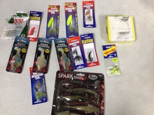 Lot of (14) Fishing Accessories - Lot 409