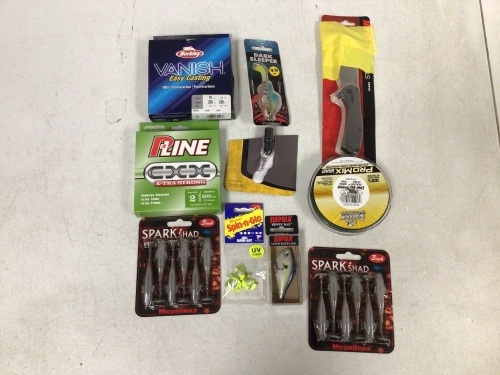 Lot of (10) Fishing Accessories - Lot 554