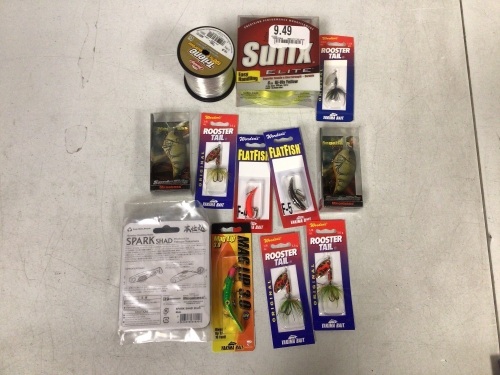 Lot of (12) Fishing Accessories - Lot 566