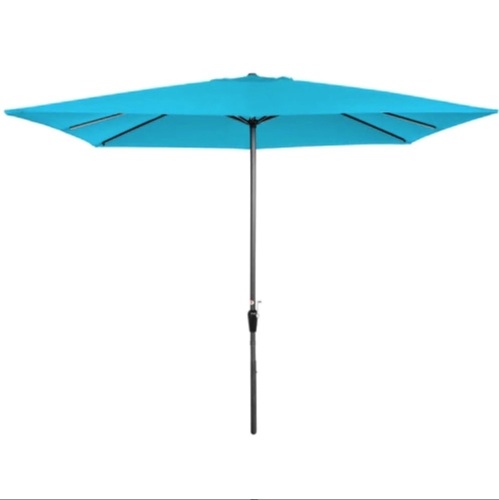 Rectangular Patio Umbrella w/ Easy Crank - Lot 434