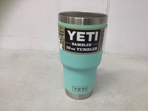 Yeti  Rambler, 30 oz. Tumbler, Teal, No Lid - Lot 246