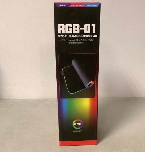 RGB XL Gaming Mousepad - Lot 257