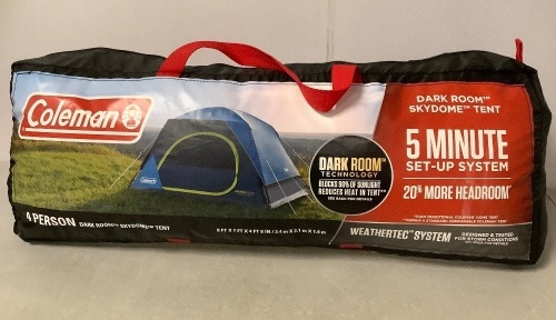 Dark Room Skydome 4 Person Tent - Lot 504