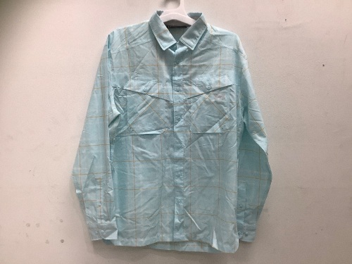 Under Armour, Men's Medium, Loose Long Sleeve Plaid Shirt w/ Heatgear - Lot 110