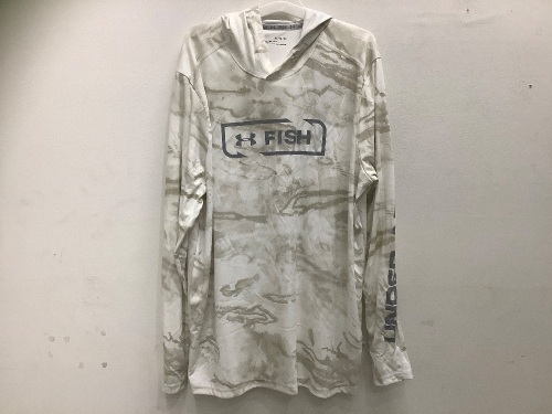 Under Armour, Men's X-Large, Long Sleeve Fishing Shirt w/ Heatgear - Lot 152