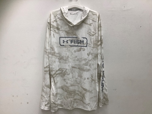Under Armour, Men's X-Large, Long Sleeve Fishing Shirt w/ Heatgear - Lot 292