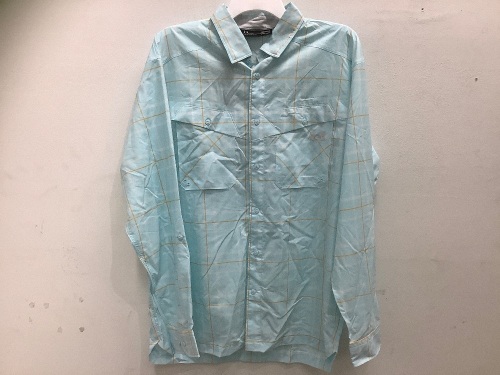 Under Armour, Men's Large, Long Sleeve Button Up Shirt w/ Heatgear - Lot 269