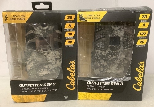 Lot of (2) Outfitter Gen 3 Trail Cameras - Lot 514