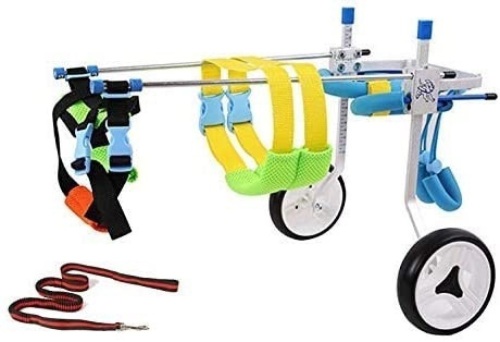 Adjustable Dog Wheelchair Cart with Belly Band for Spondylitis - Appears New - Lot 146