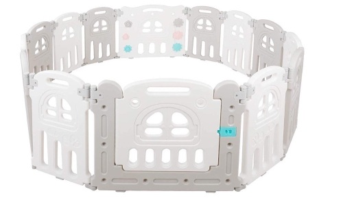 Kidsclub 12+2 Panel Foldable Baby Play Pen - Appears New  - Lot 166