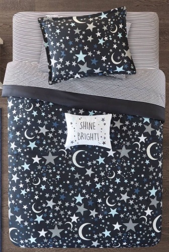 MiZone Midnight Dreams Complete Bedding Set, Twin - New - Lot 636