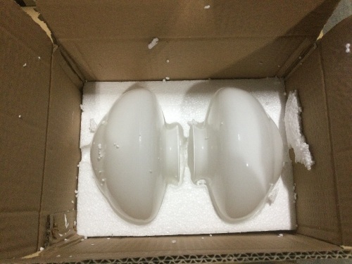 Lot of (13) Ceiling Fan Replacement Glass, 7.1", 2 Pack - New - Lot 503