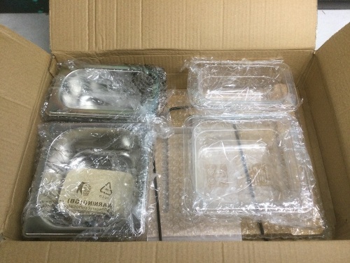 Bamboo Cutting Board Set with Containers and Organizer - Appears New - Lot 763