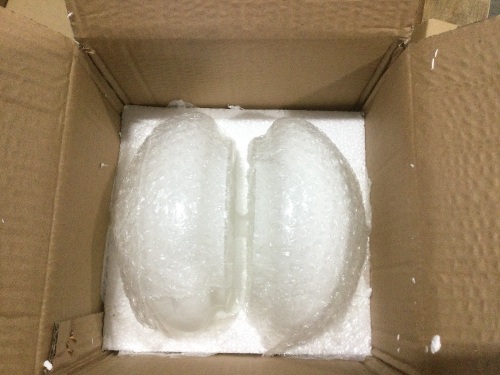 Lot of (12) White Mushroom Glass Shade Classic Ceiling Fan Light Covers, 7.1", 2 Pack - New - Lot 870