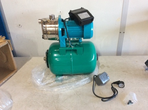 VEVOR Shallow Well Jet Pump and Tank 1 HP 750W 740GPH - E-Comm Return, Unknown Condition, Untested  - Lot 868