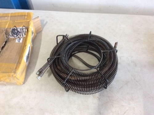 VEVOR Drain Cleaning Cable 60 Feet x 5/8 Inch - E-Comm Return  - Lot 931