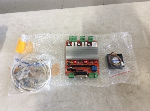 tb6560 3 axis Stepper Motor Driver Board nema 23 nema17 Controller Driver Breakout Board V Type 3.5A 12-36V DC with parallel cable for CNC Router Engraving Milling Machine - Appears New  - Lot 526
