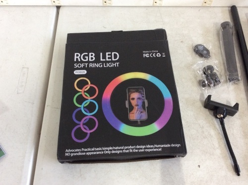 RGB LED Soft Ring Light - E-Comm Return, Untested - Lot 350