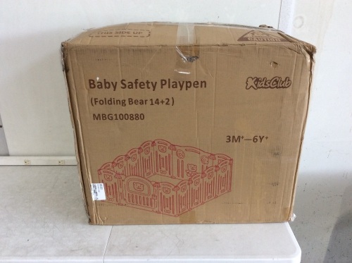 Baby Safety Playpen 14 Panel - Unknown Condition - Lot 369