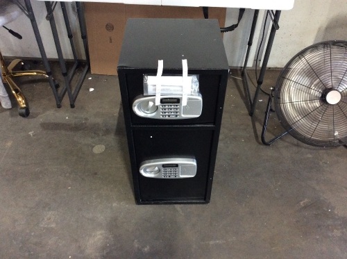 Double Door Digital Safe Depository Drop Box - E-Comm Return, Untested, No Keys - Lot 1146