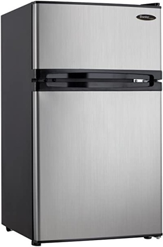 Danby DCR031B1BSLDD 3.1 Cu.Ft. Compact Refrigerator with Freezer - Appears New, Tested/Works - Lot 281