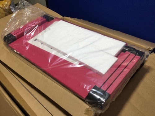 Case of (10) Multifunctional Laptop Tables, Pink - Appears New - Lot 259