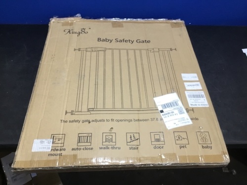 KingSo Auto Close Baby Gate 29.5"-40.5" Extra Wide - Appears New - Lot 695