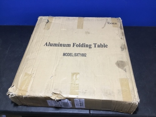 Tooca Aluminum Folding Table - Appears New  - Lot 1102