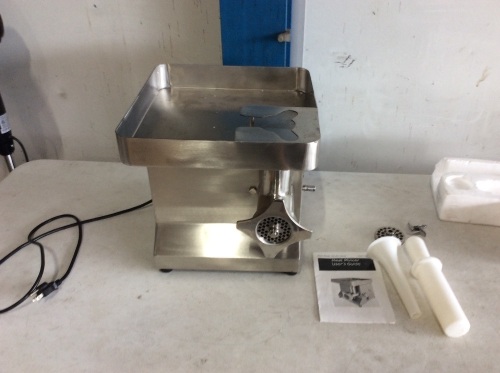 VEVOR Commercial Meat Grinder 850W 550LB/H Stainless Steel - Does Not Power On - Lot 380