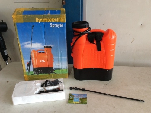 4-Gallon Single Rod Battery Operated Backpack Sprayer - Appears New  - Lot 1085