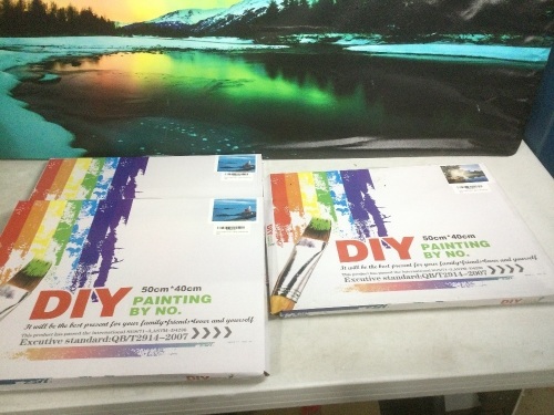 Lot of (3) DIY Paint By Number Kits, 16" x 20" - New - Lot 934