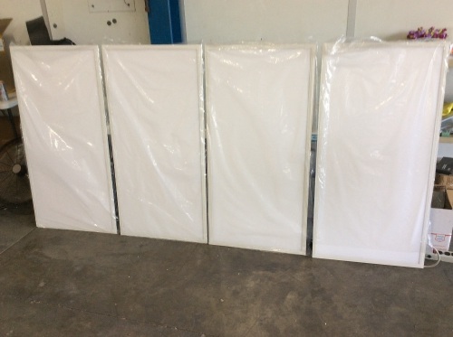 Lot of (4) WYZM 75W LED Panel Lights, 2' x 4' - Appear New - Lot 70