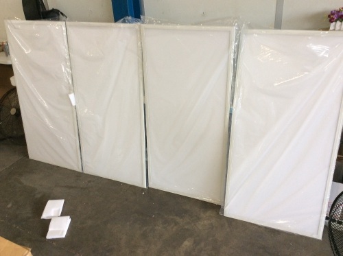Lot of (4) WYZM 75W LED Panel Lights - Appear New  - Lot 135