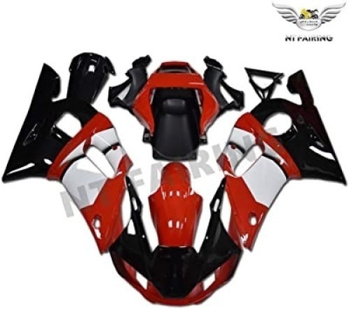 NT FAIRING Red White Black Injection Mold Fairing Fit for Yamaha 1998-2002 YZF R6 1999-2001 - Appears New   - Lot 66